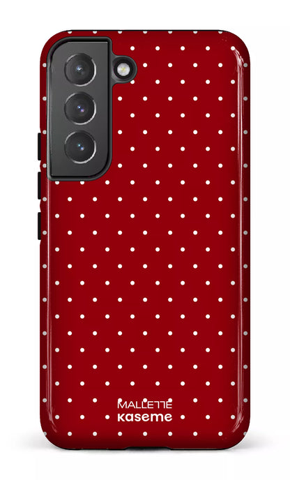Galaxy S22 Tough Ditsy Rouge x Mallette -