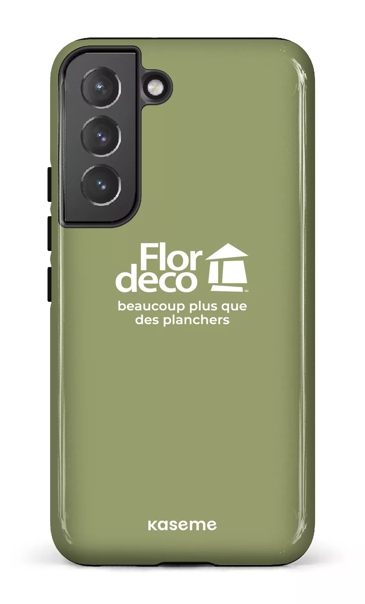 Galaxy S22 Tough Flordeco logo Sauge -