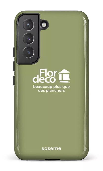 Galaxy S22 Tough Flordeco logo Sauge -