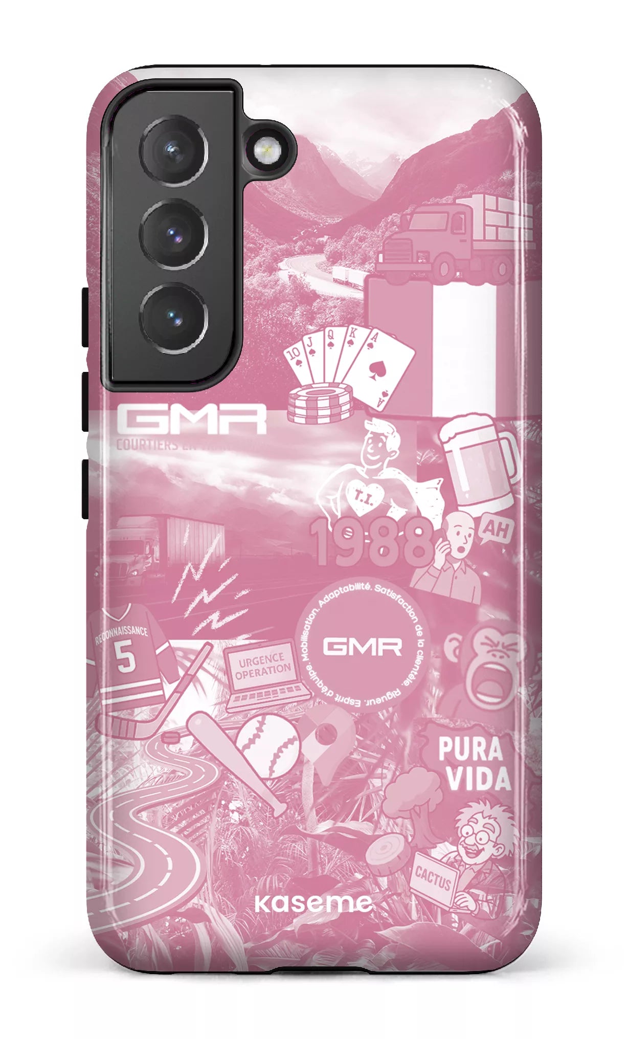 Galaxy S22 Tough GMR Collage Rose -