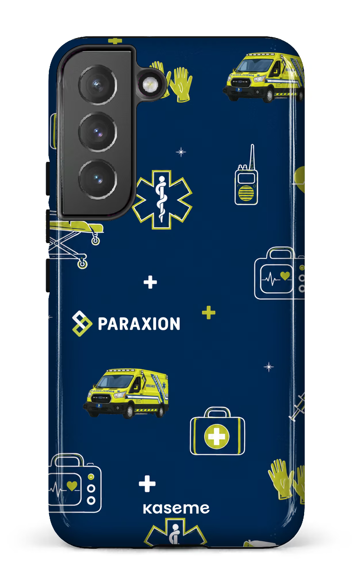 Galaxy S22 Tough Icônes bleu Paraxion -