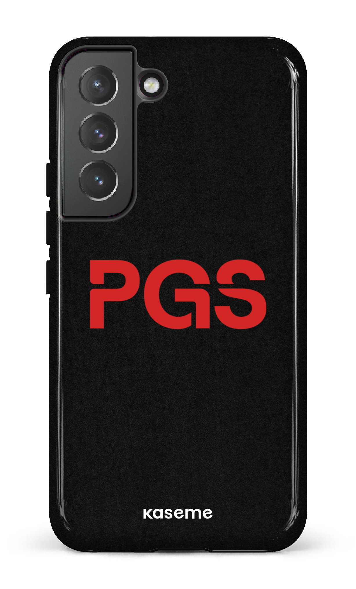 Galaxy S22 Tough PGS Noir&Rouge -