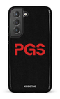 Galaxy S22 Tough PGS Noir&Rouge -