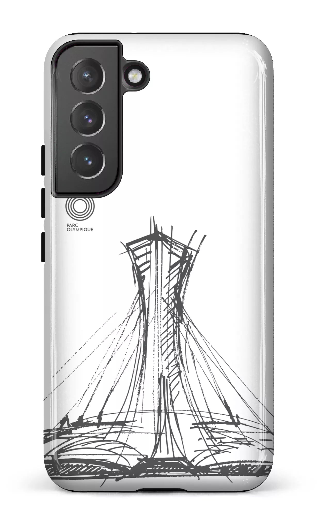 Galaxy S22 Tough Parc Olympique - Croquis Blanc -