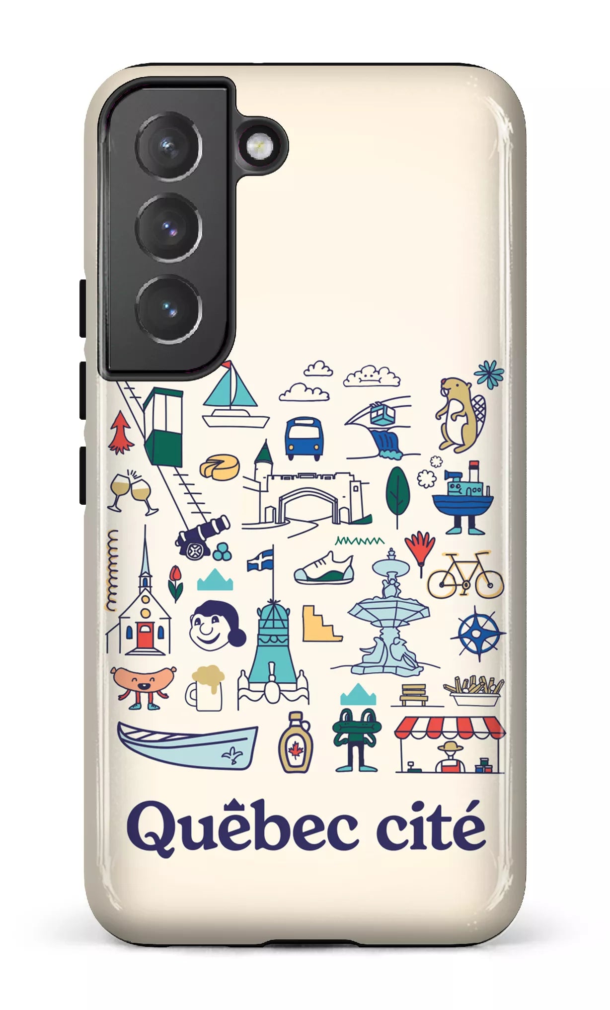 Galaxy S22 Tough Québec illustré -