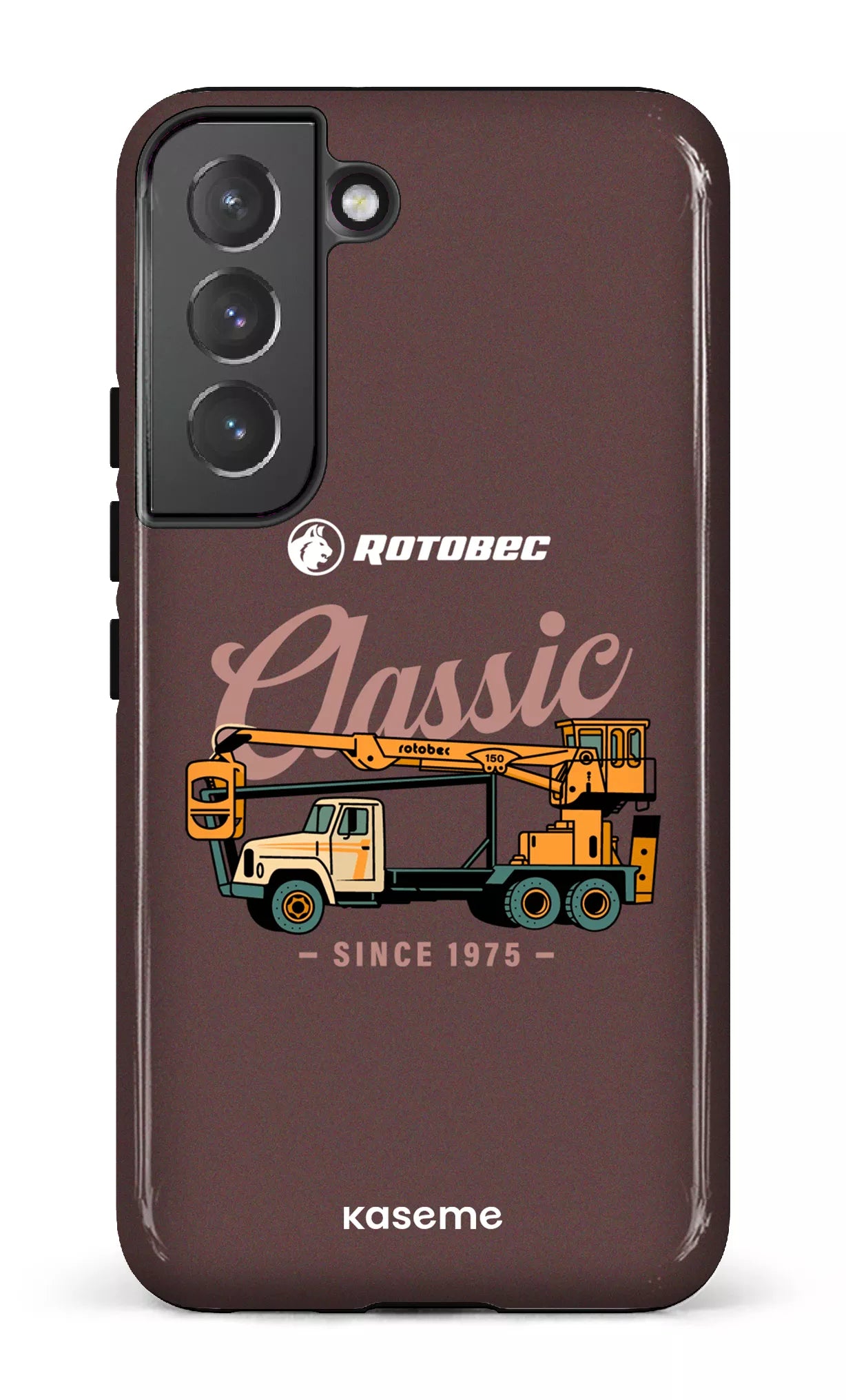 Galaxy S22 Tough Rotobec Brun "Classic" -