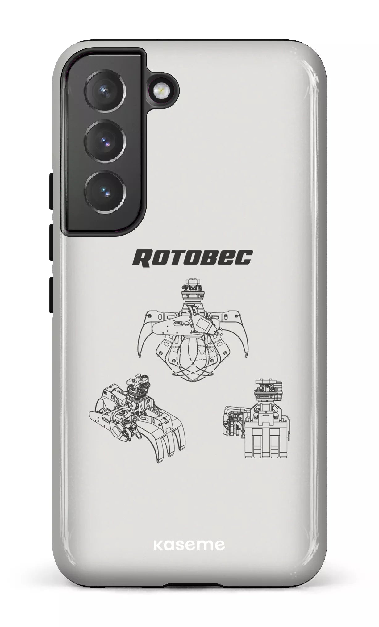 Galaxy S22 Tough Rotobec Gris -
