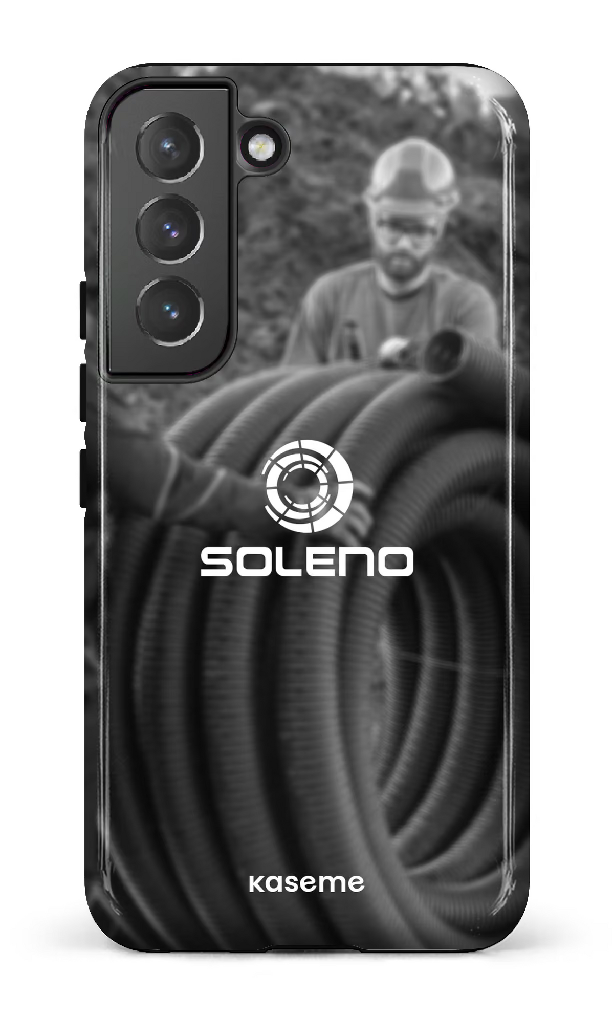 Galaxy S22 Tough Soleno tuyau N&B -