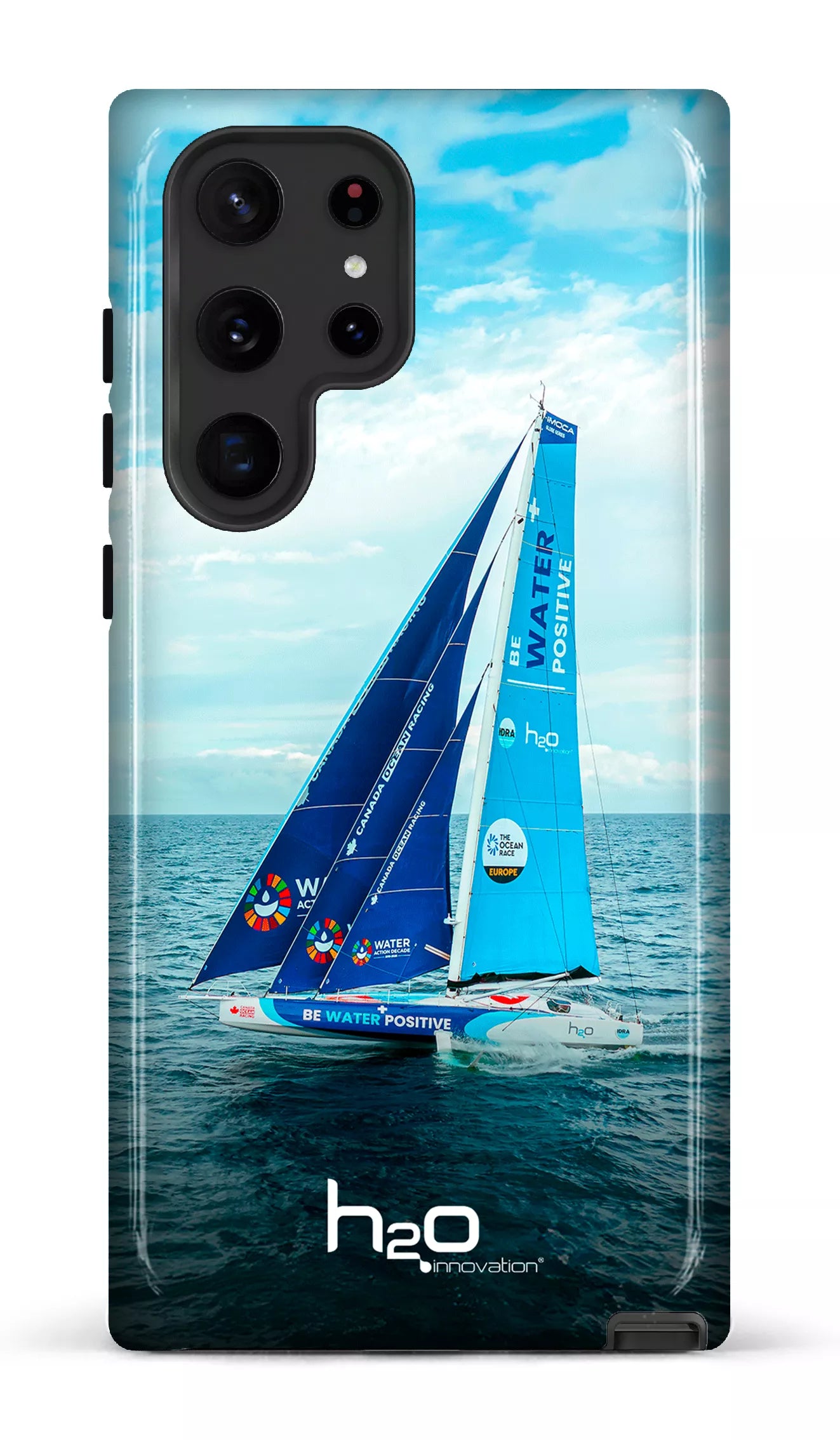 Galaxy S22 Ultra Tough Be water positive by H2O -