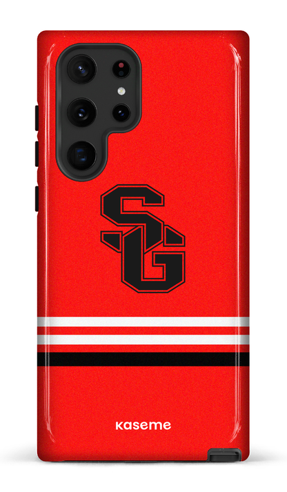 Galaxy S22 Ultra Tough Dragons PSG Rouge -