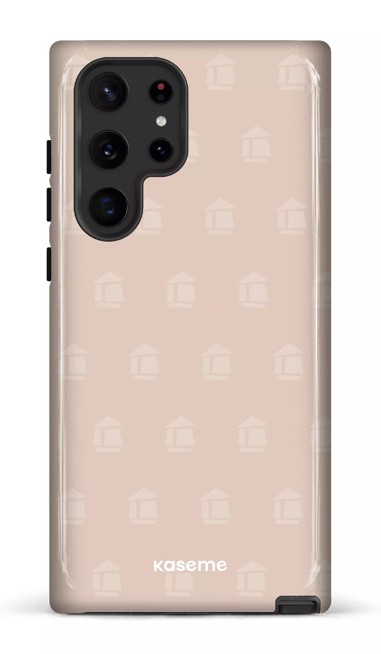 Galaxy S22 Ultra Tough Flordeco motif grège -
