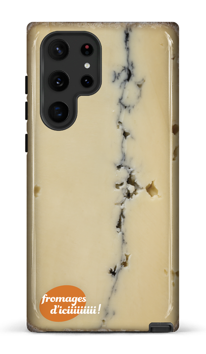 Galaxy S22 Ultra Tough Fromage Cendré Logo -