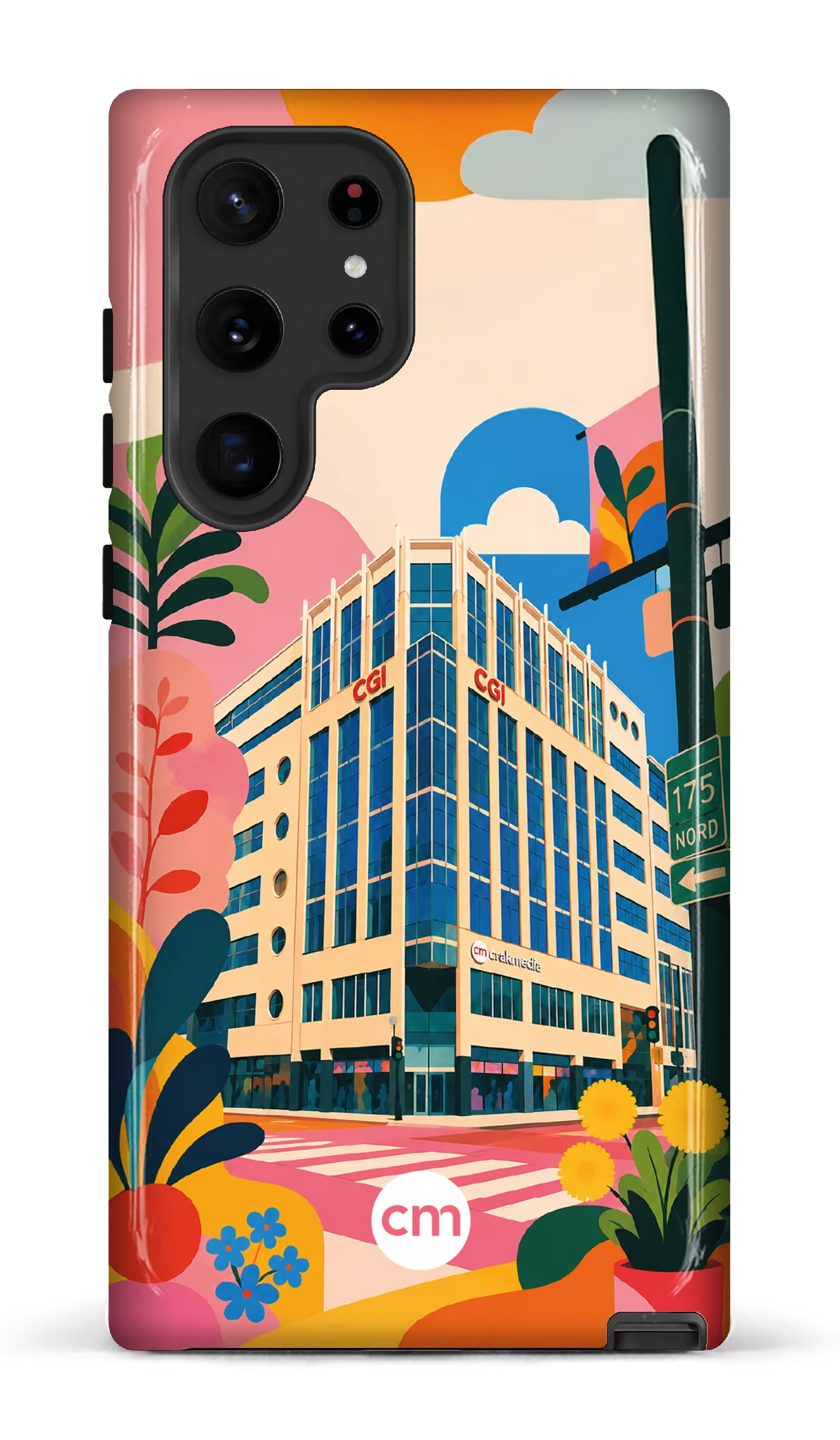 Galaxy S22 Ultra Tough Funky Building Crakmedia -