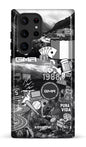 Galaxy S22 Ultra Tough GMR Collage Noir et Blanc -