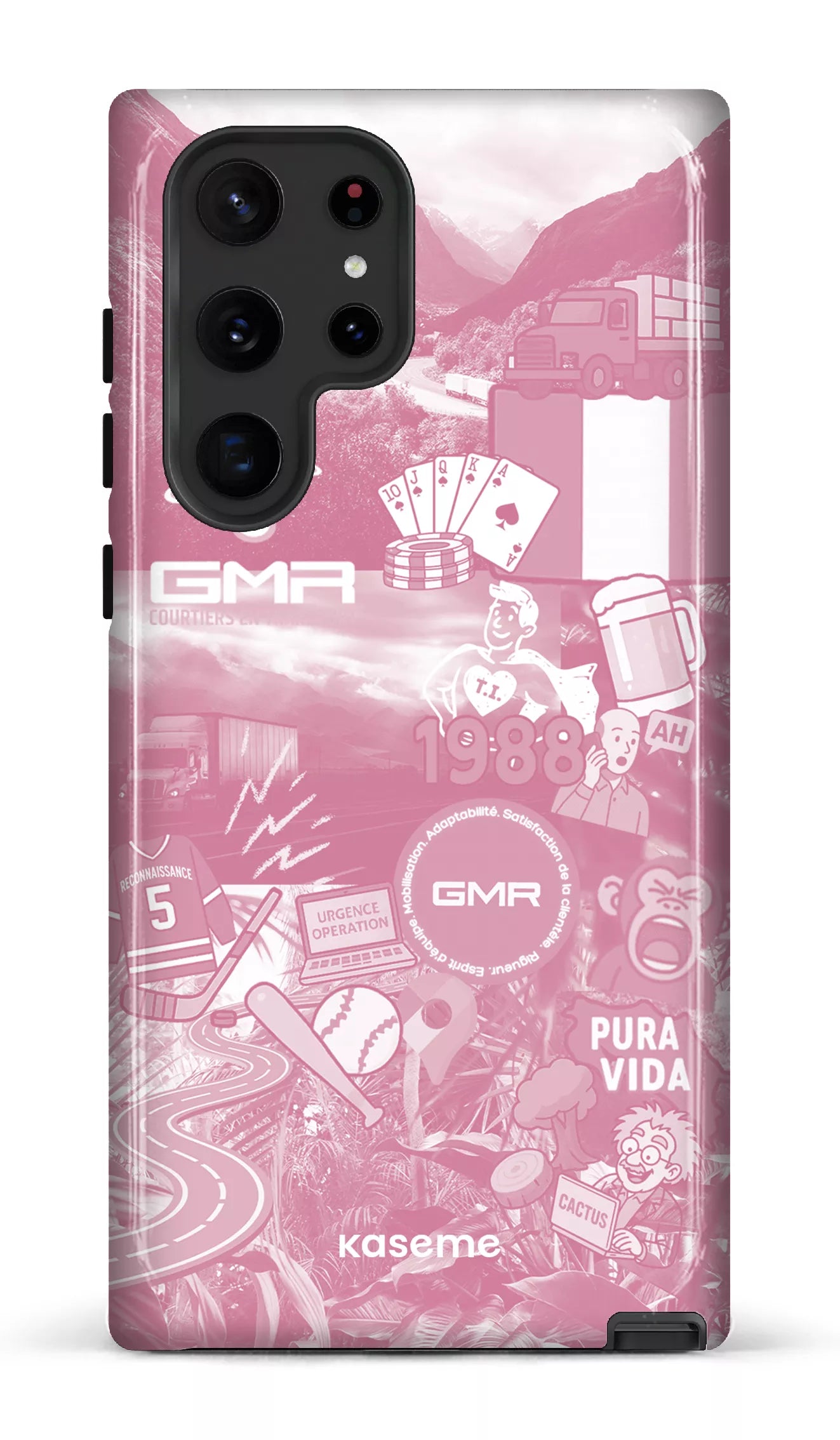 Galaxy S22 Ultra Tough GMR Collage Rose -