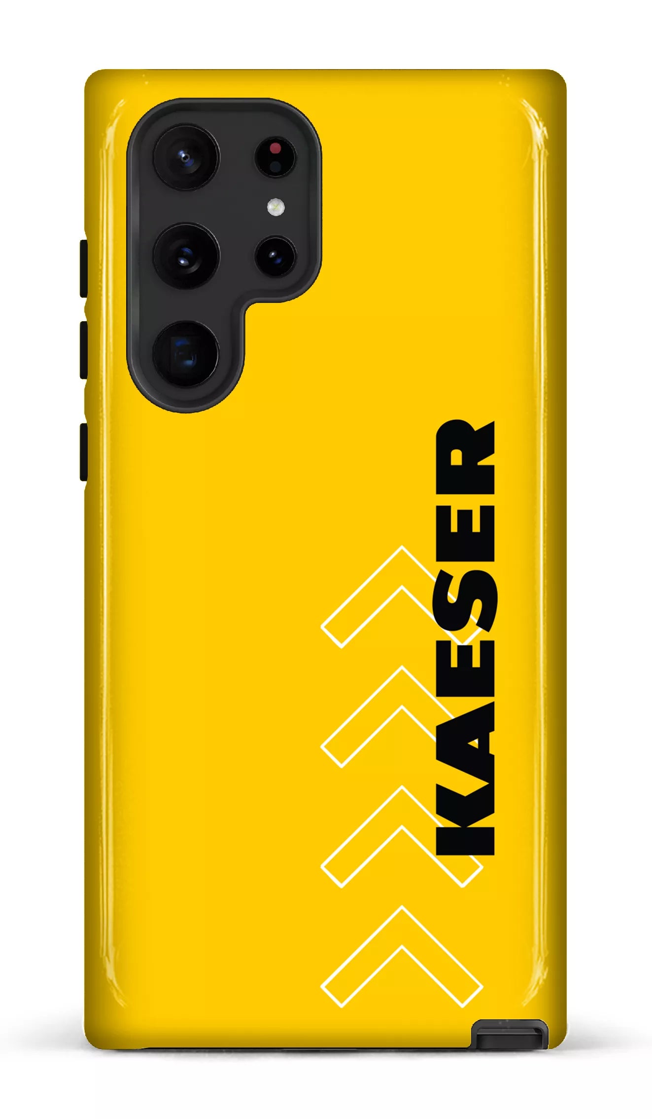 Galaxy S22 Ultra Tough Kaeser Flèches Jaune -