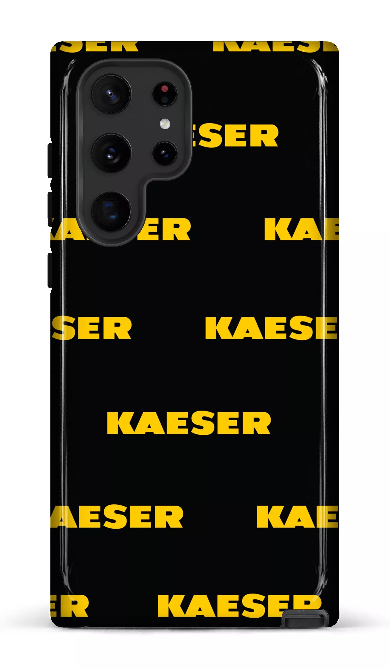 Galaxy S22 Ultra Tough Kaeser Pattern Noir -