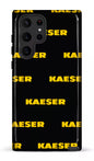 Galaxy S22 Ultra Tough Kaeser Pattern Noir -