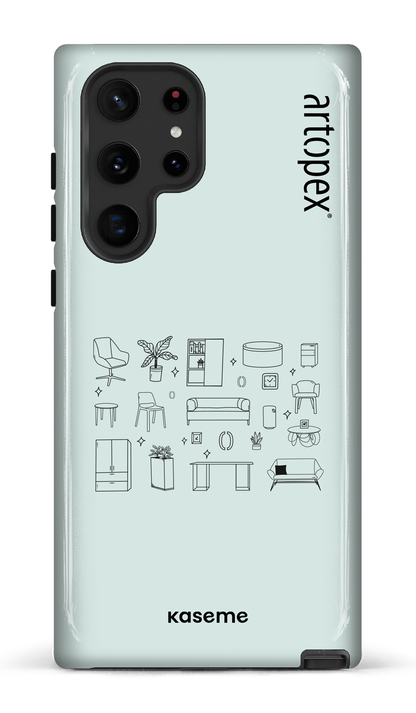 Galaxy S22 Ultra Tough L'essentiel menthe par Artopex -