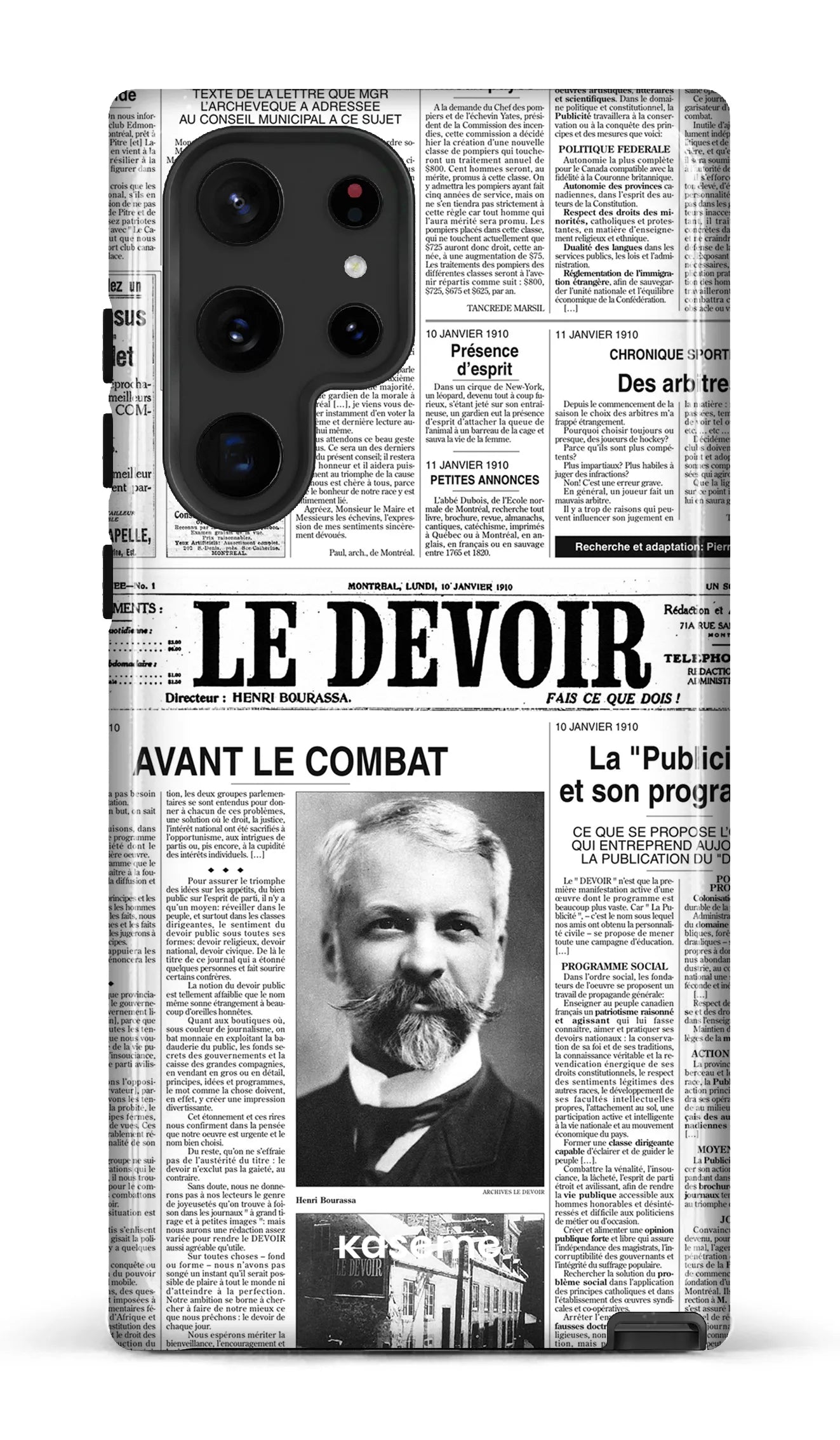 Galaxy S22 Ultra Tough Le Devoir — Premier édito -