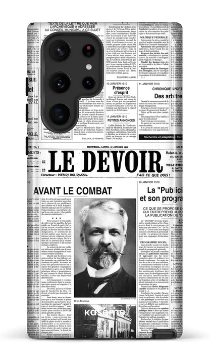 Galaxy S22 Ultra Tough Le Devoir — Premier édito -