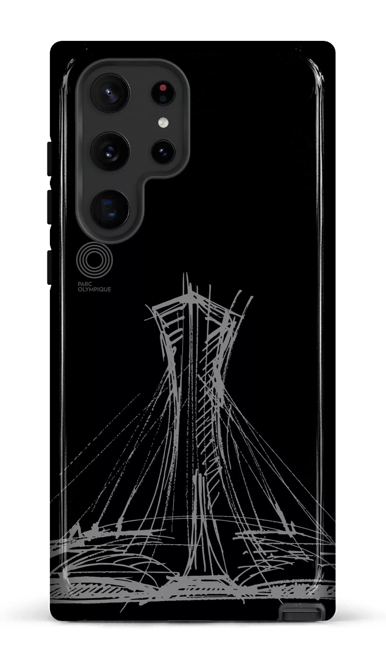 Galaxy S22 Ultra Tough Parc Olympique - Croquis Noir -