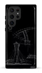 Galaxy S22 Ultra Tough Parc Olympique - Croquis Plan Noir -
