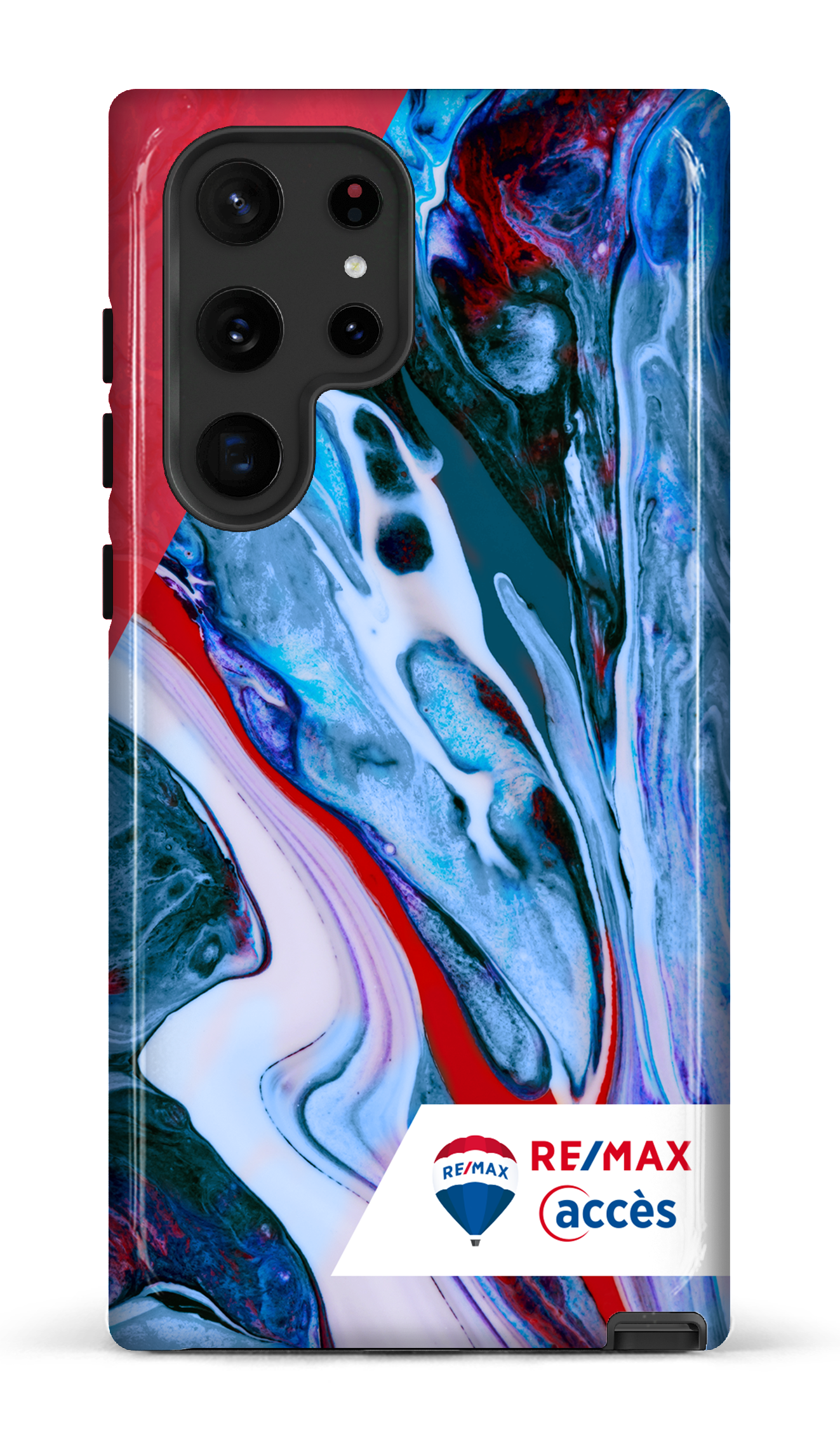 Galaxy S22 Ultra Tough Peinture marbrée claire -