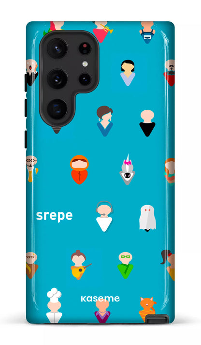 Galaxy S22 Ultra Tough Personnages Turquoise -