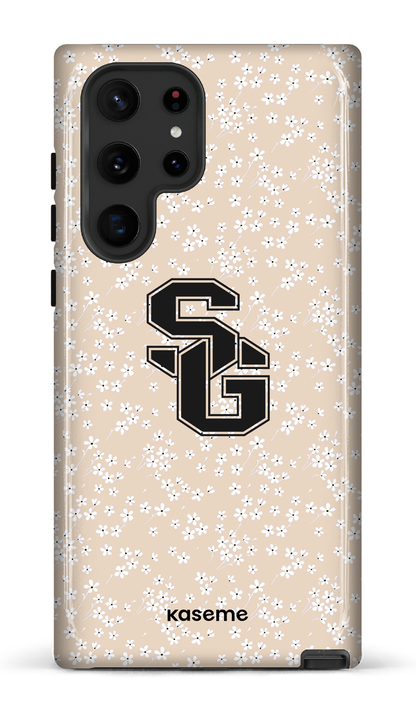 Galaxy S22 Ultra Tough Posy Beige x Dragons -