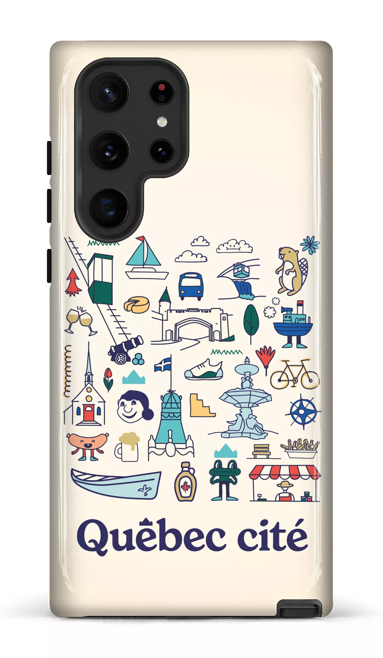 Galaxy S22 Ultra Tough Québec illustré -