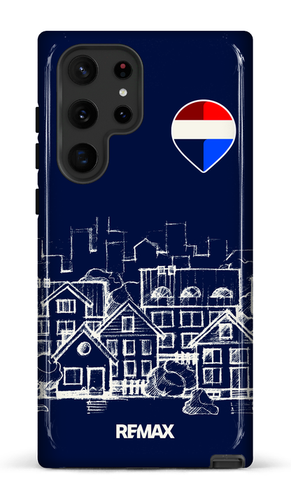 Galaxy S22 Ultra Tough Remax Sketch Bleu -