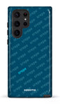 Galaxy S22 Ultra Tough SREPE Pattern Bleu x Turquoise -