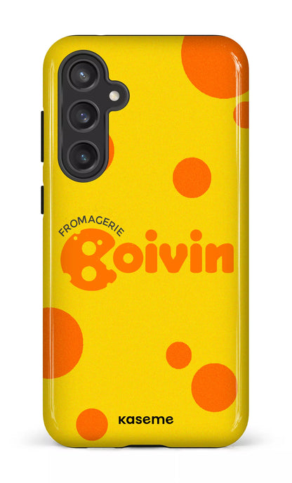 Galaxy S23 FE Tough Boivin Jaune x Ronds -