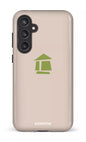 Galaxy S23 FE Tough Flordeco logo grège -