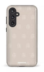 Galaxy S23 FE Tough Flordeco motif grège -