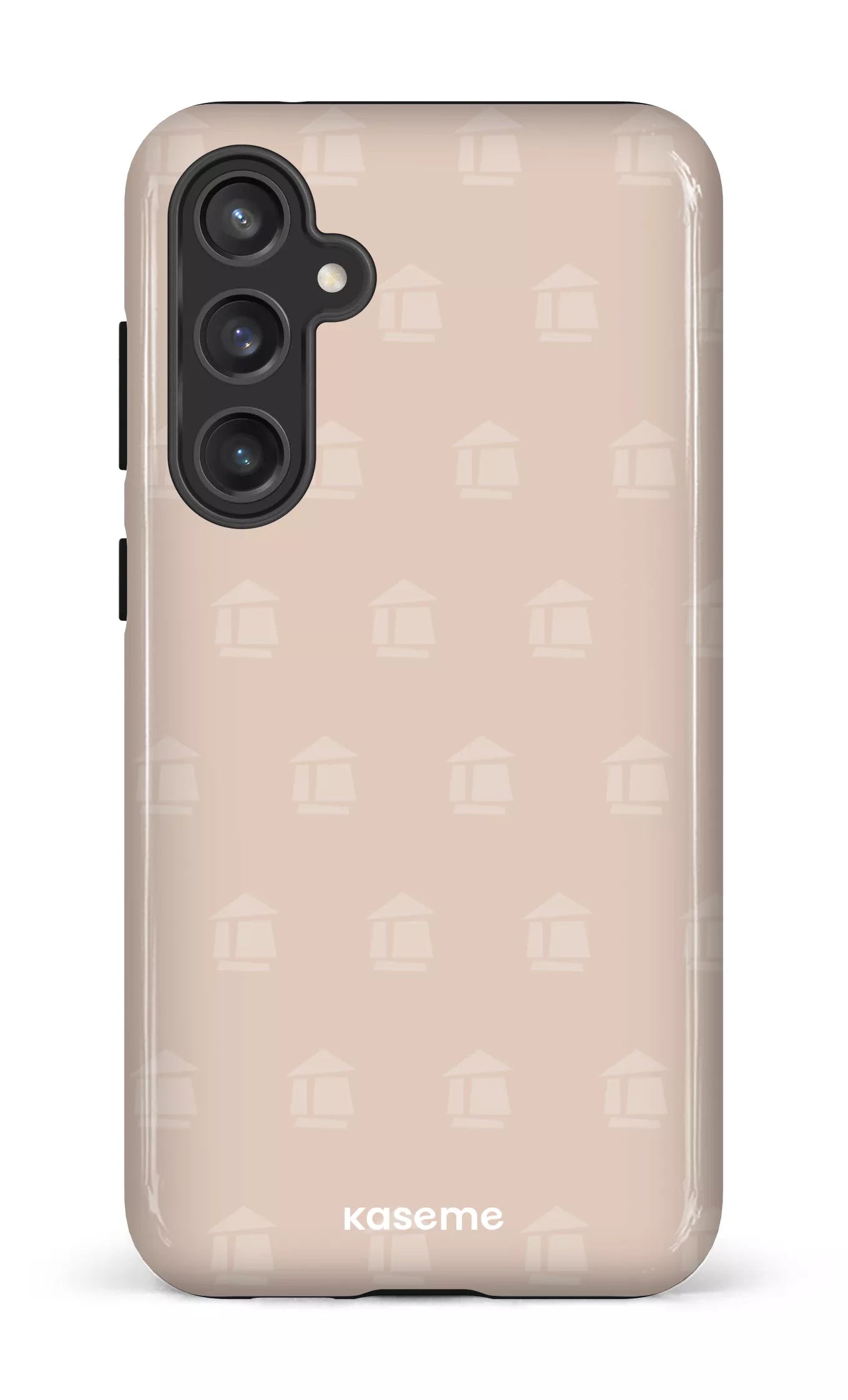 Galaxy S23 FE Tough Flordeco motif grège -