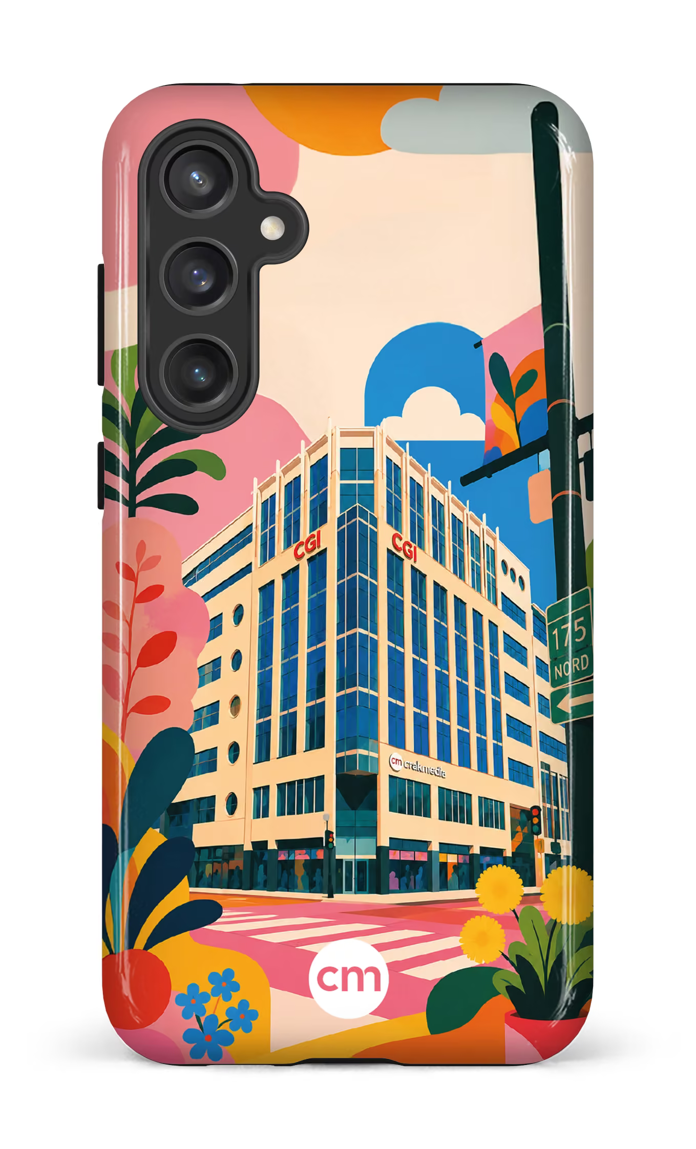 Galaxy S23 FE Tough Funky Building Crakmedia -