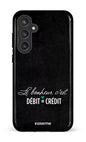 Galaxy S23 FE Tough Le bonheur c'est débit = crédit (noir) -