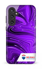 Galaxy S23 FE Tough Peinture marbrée sombre violette de Francheville -