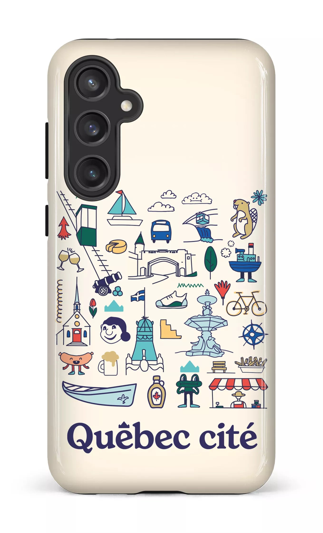 Galaxy S23 FE Tough Québec illustré -