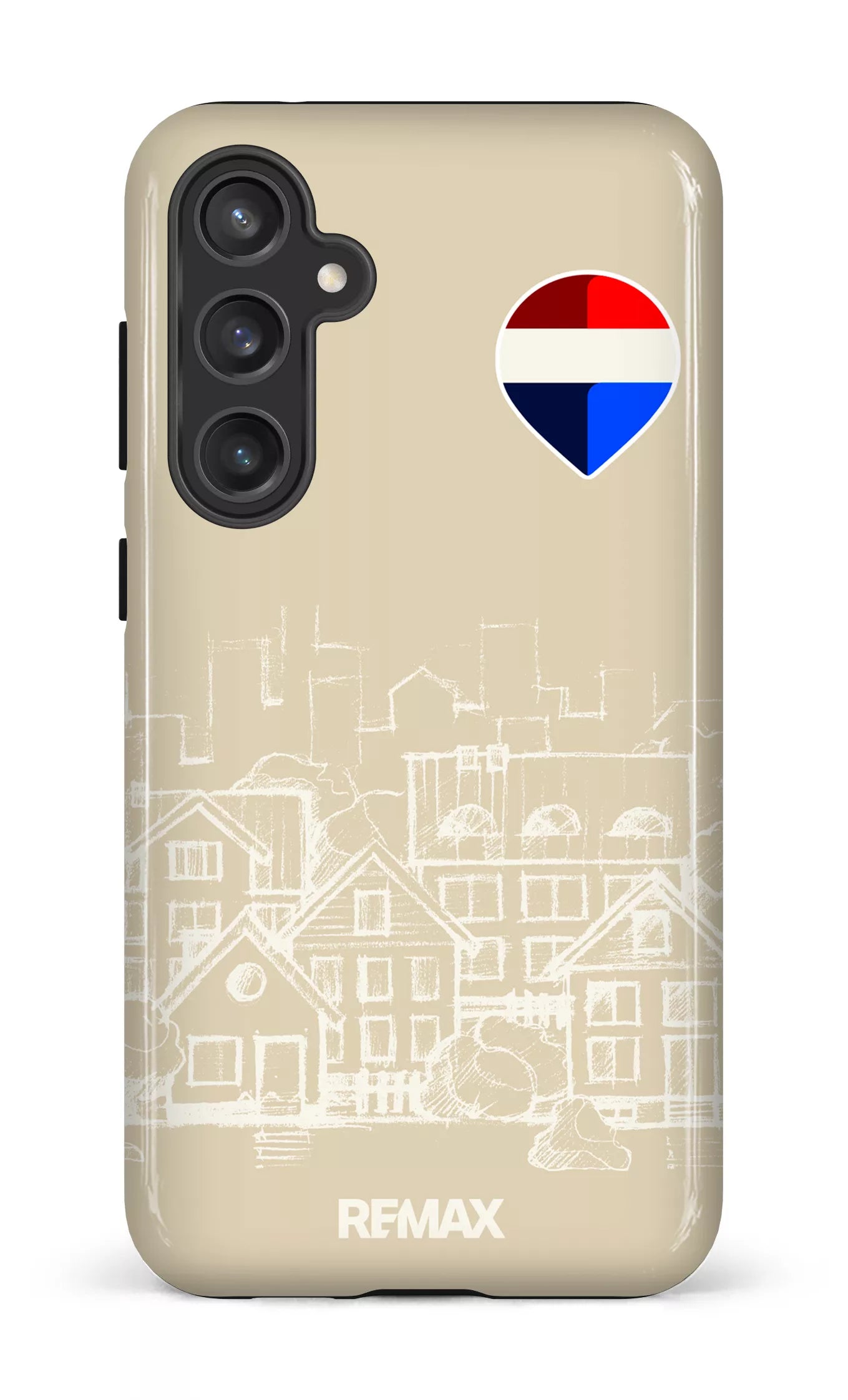 Galaxy S23 FE Tough Remax Sketch Beige -