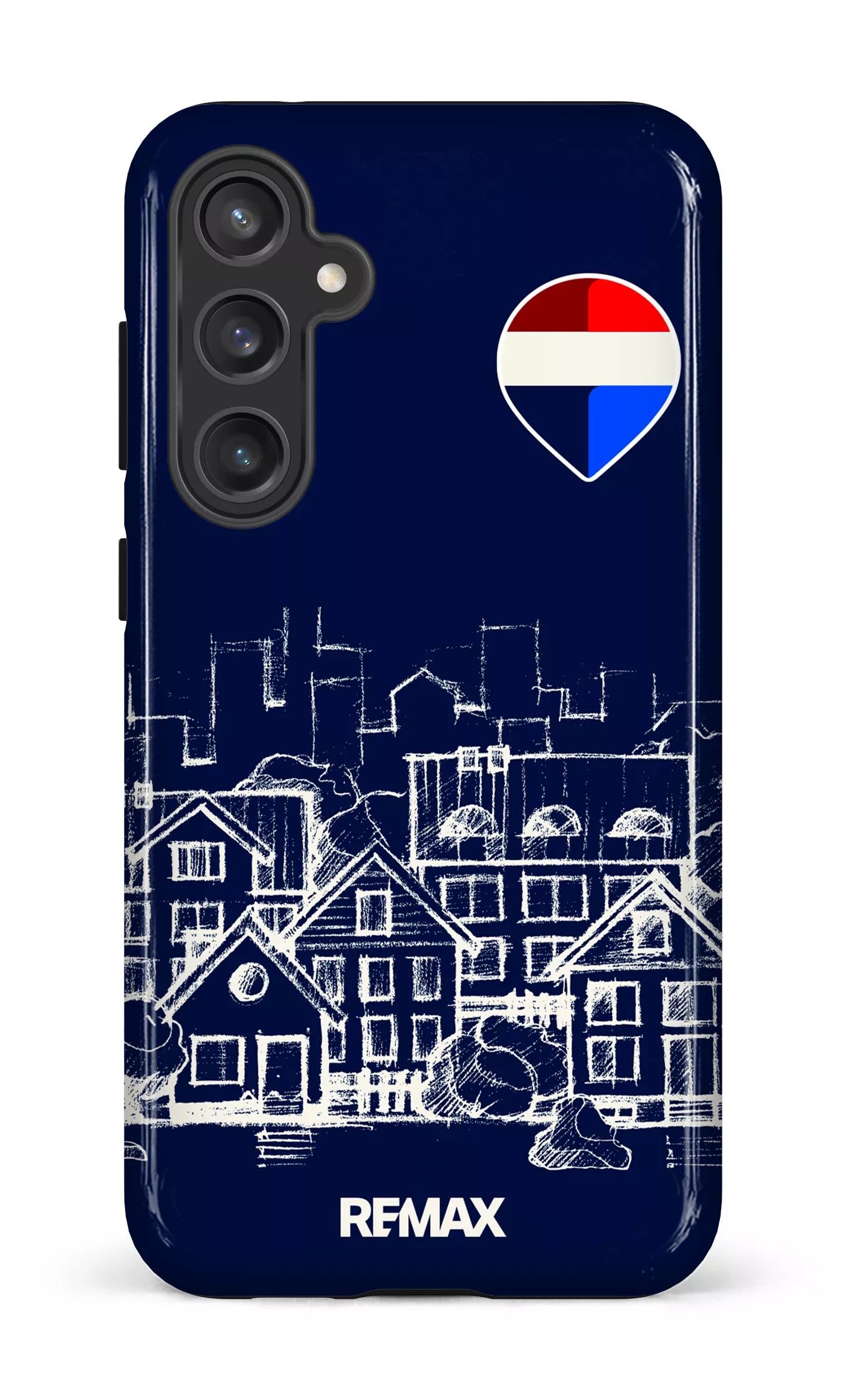 Galaxy S23 FE Tough Remax Sketch Bleu -