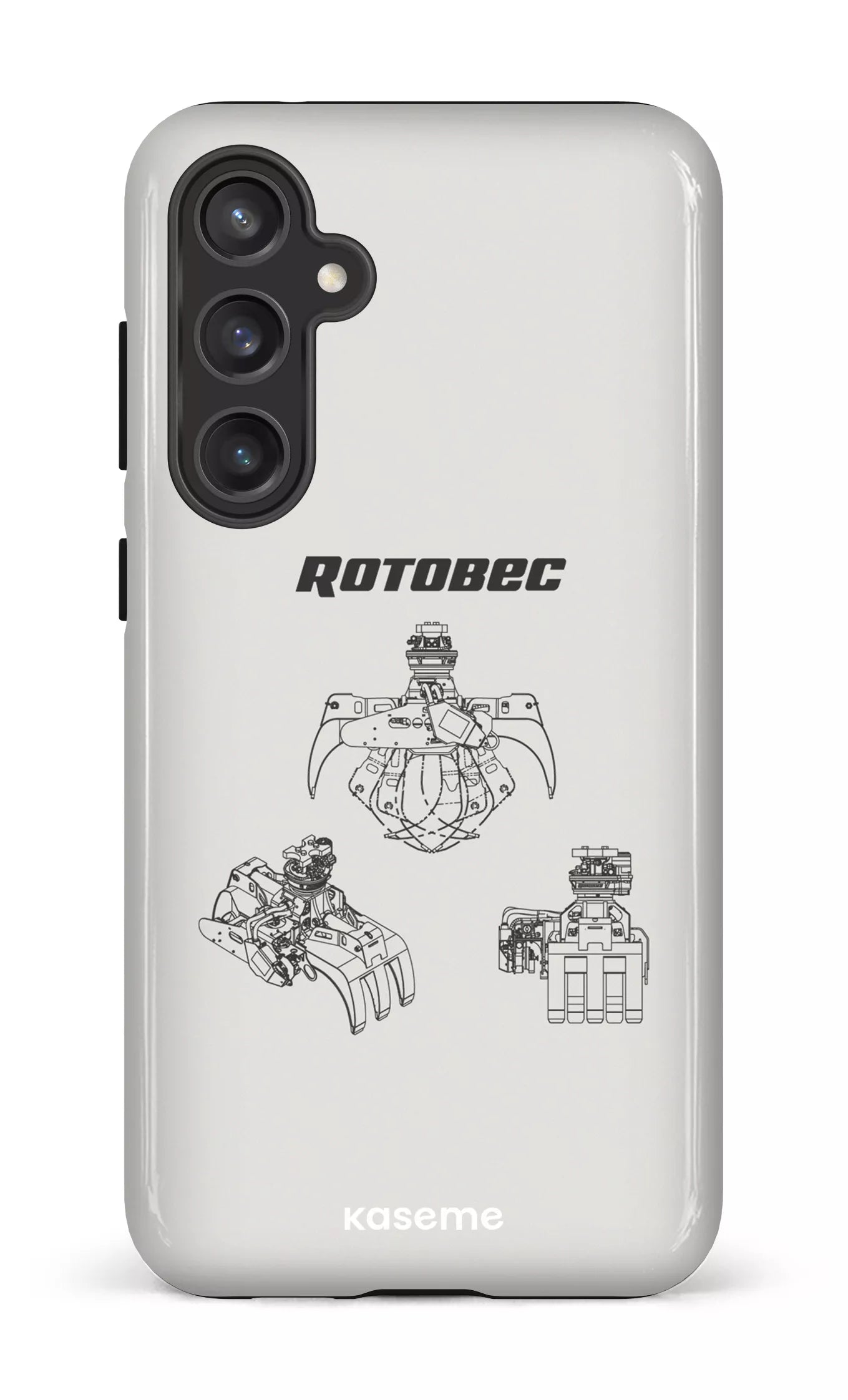 Galaxy S23 FE Tough Rotobec Gris -