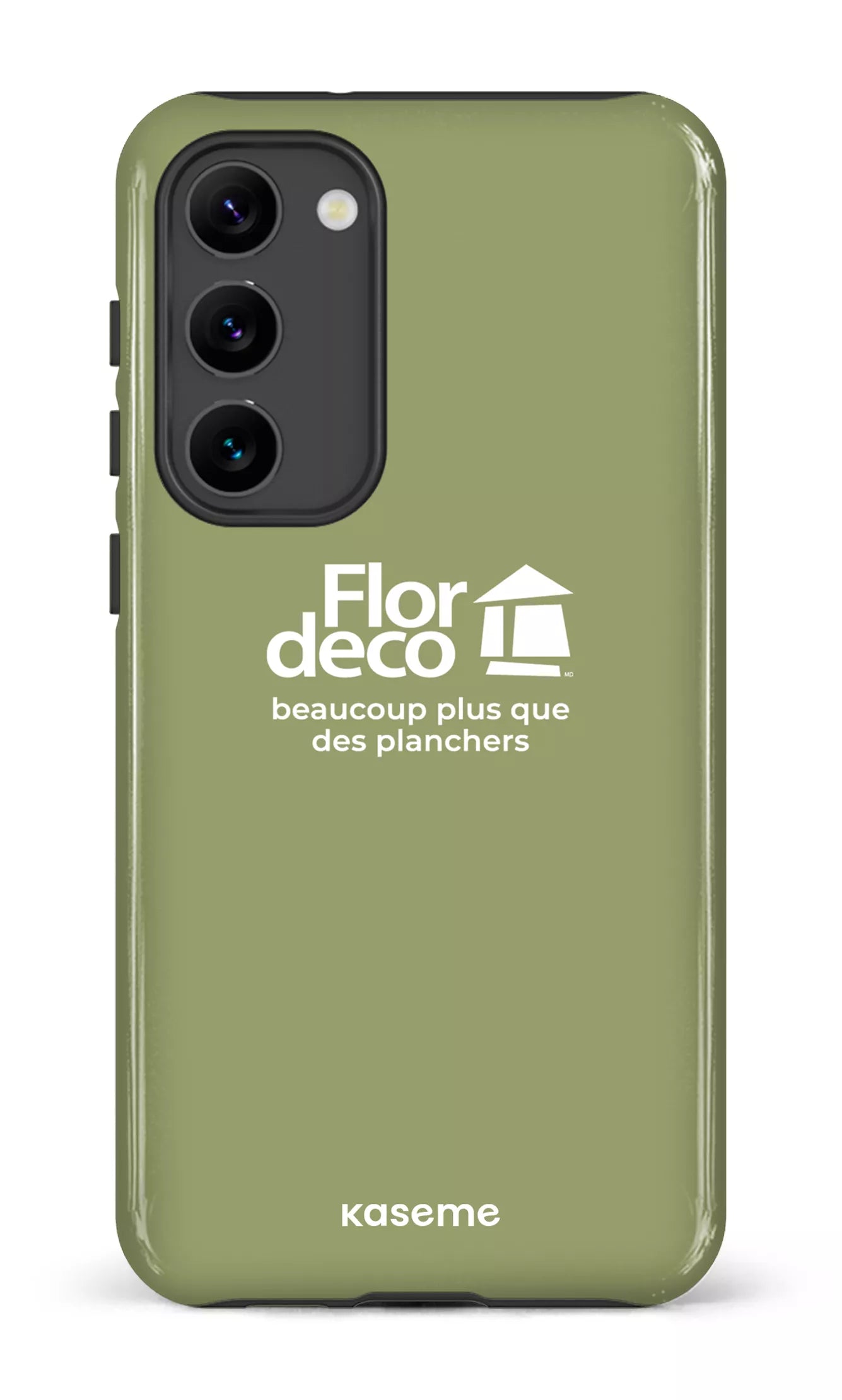 Galaxy S23 Plus Tough Gloss Flordeco logo Sauge -