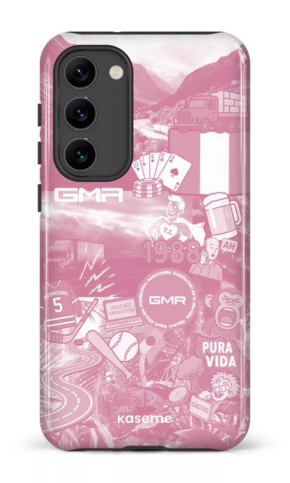 Galaxy S23 Plus Tough Gloss GMR Collage Rose -