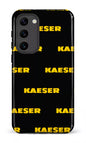 Galaxy S23 Plus Tough Gloss Kaeser Pattern Noir -