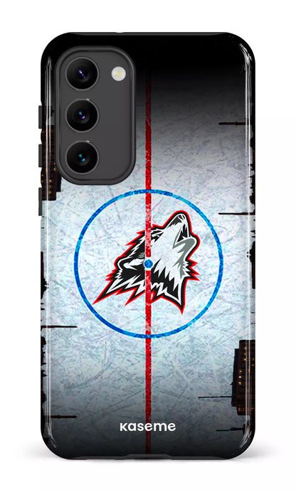 Galaxy S23 Plus Tough Gloss Les Huskies Patinoire -