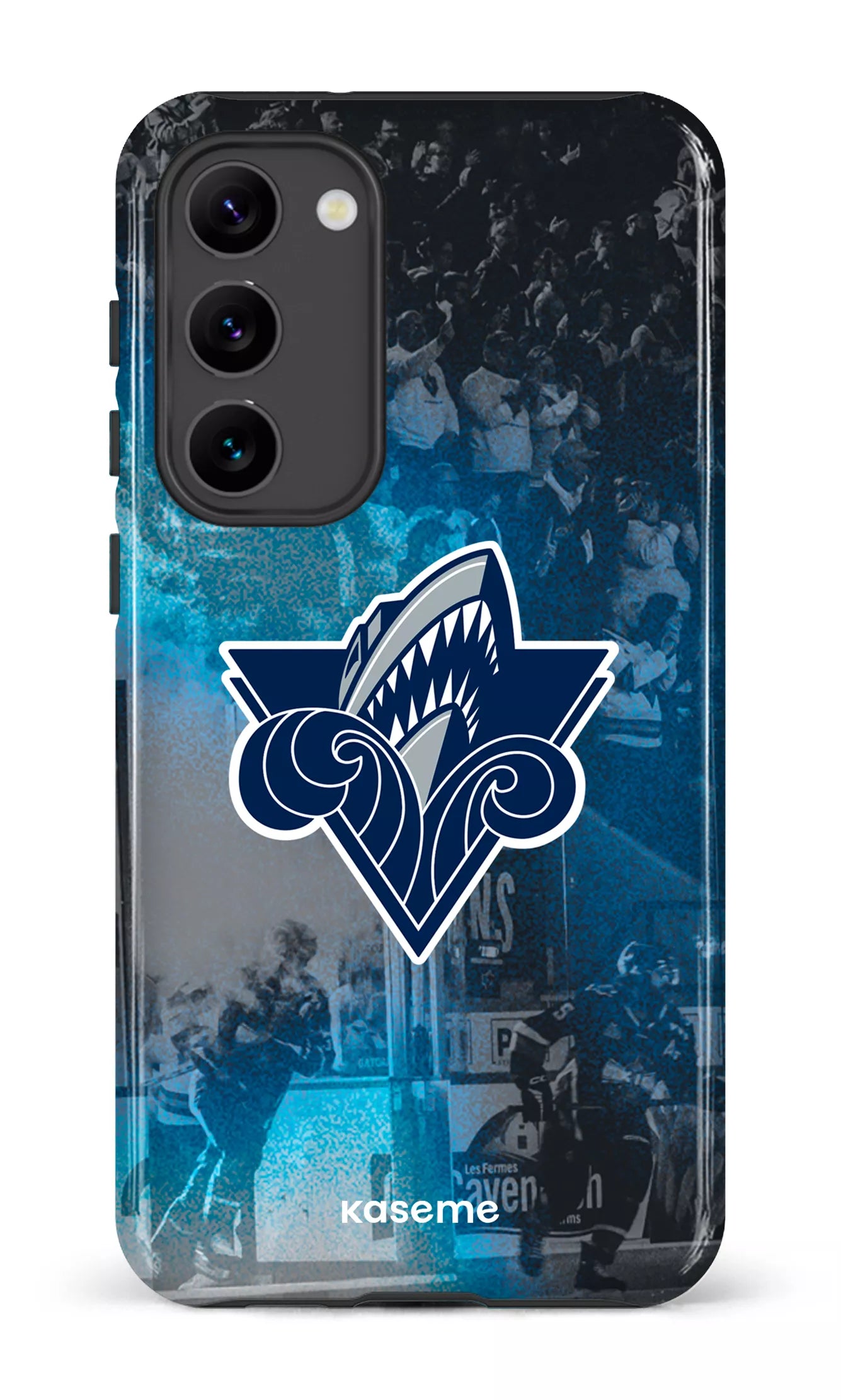 Galaxy S23 Plus Tough Gloss Océanic Logo & Foule -