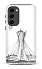 Galaxy S23 Plus Tough Gloss Parc Olympique - Croquis Blanc -